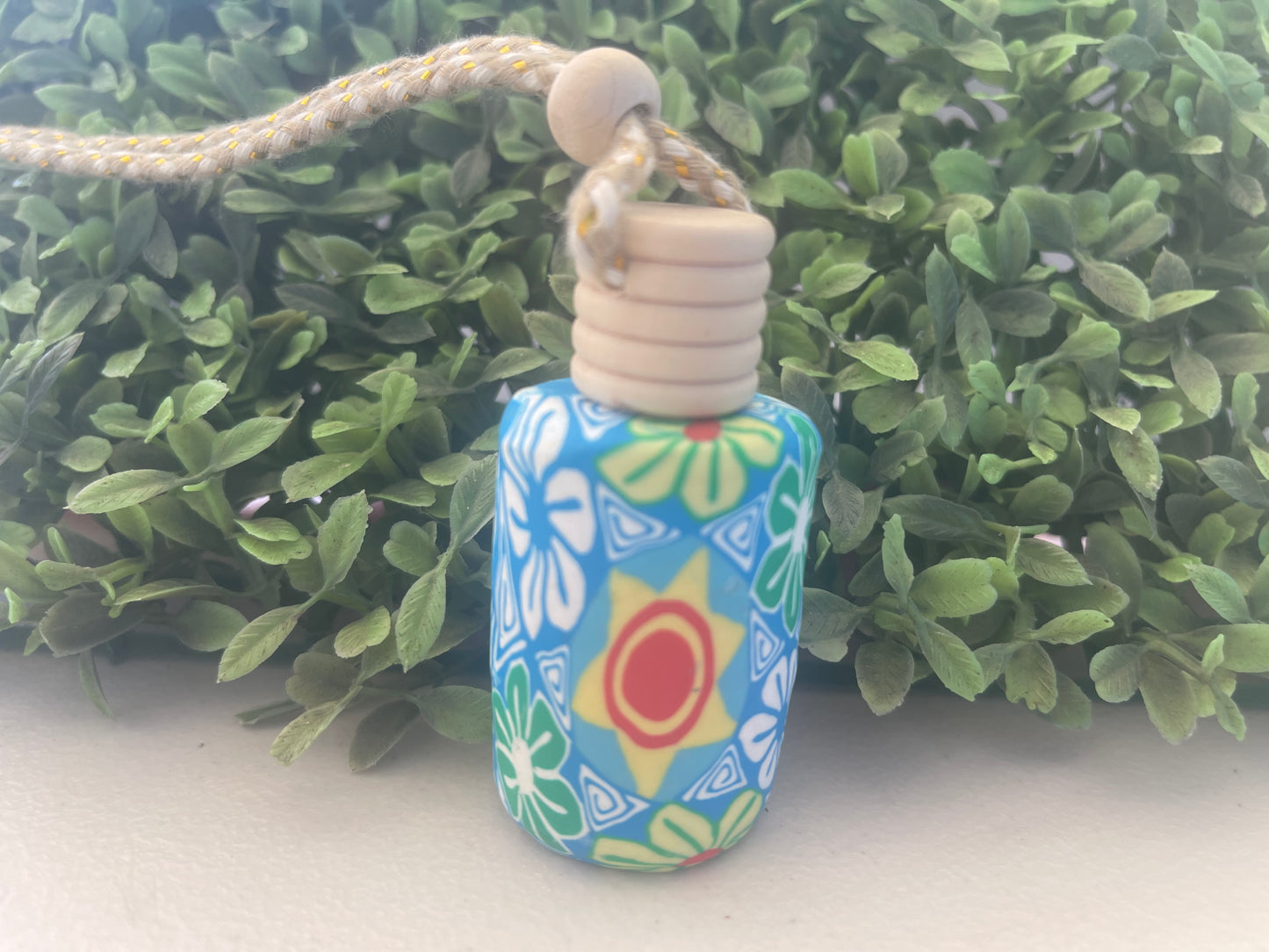 Multi Flowers Azul y Verde